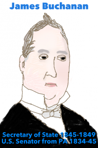 Buchanan, 15th President of the United States (1857-1861) was also Minister to the UK (Court of St. James).